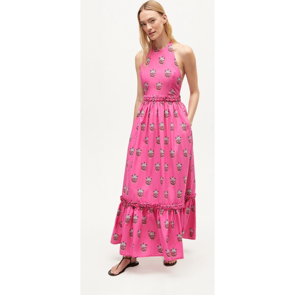 Rhode Salena Dress Hot Pink